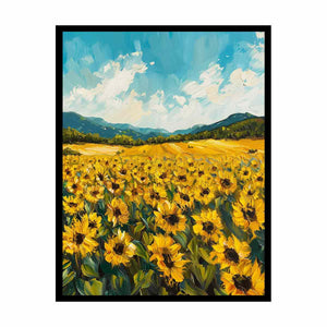 Sunflower Field Canvas Print