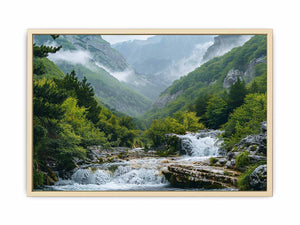 Valley Waterfall Art Print