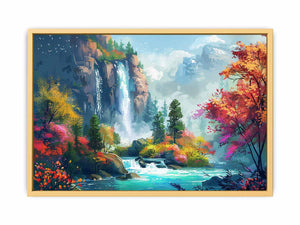Waterfall Streched canvas