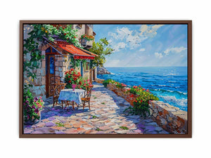 Italian Cafe Art Print