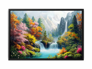 Beatifull Waterfall Canvas Print