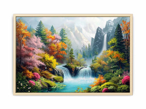 Beatifull Waterfall Art Print