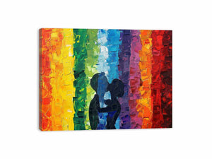Rainbow Love Painting