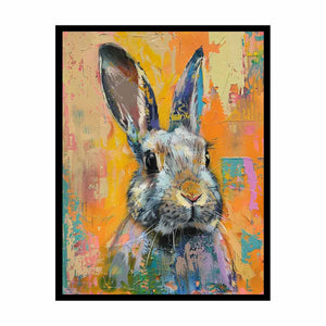 Rabbit Painting Canvas Print