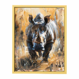 Rhino Painting Streched canvas