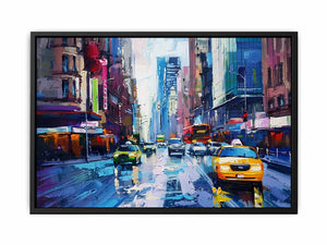 Sydney Street Painting Canvas Print