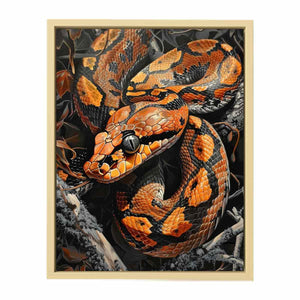 Snake Painting Art Print