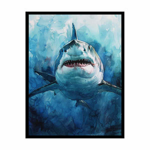 Shark Painting Canvas Print