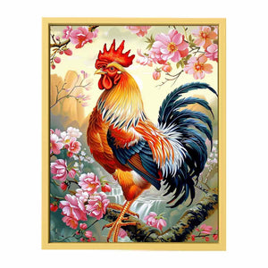 Cock Painting Streched canvas
