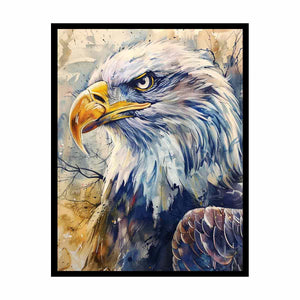 Eagle Painting Canvas Print