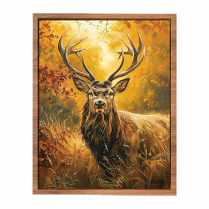 Deer Painting Poster