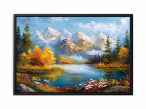 Forest Lake Canvas Print