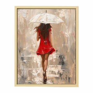 Walking Painting Art Print