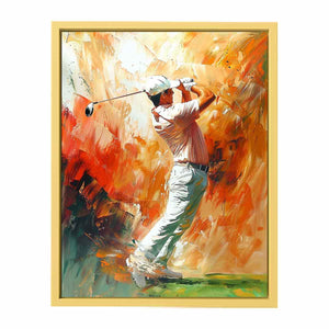 Golf Shot Painting Streched canvas