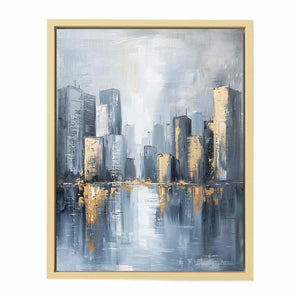 Cityscape Tall Buildings Art Print