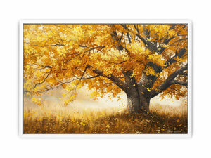 Golden Tree Painting Framed Print