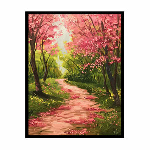 Spring Pathway Canvas Print