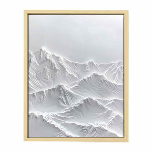 Snow Mountian Painting Art Print