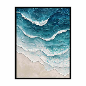 Snow Mountian Painting Canvas Print