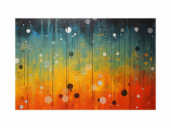 Abstract Rain Art