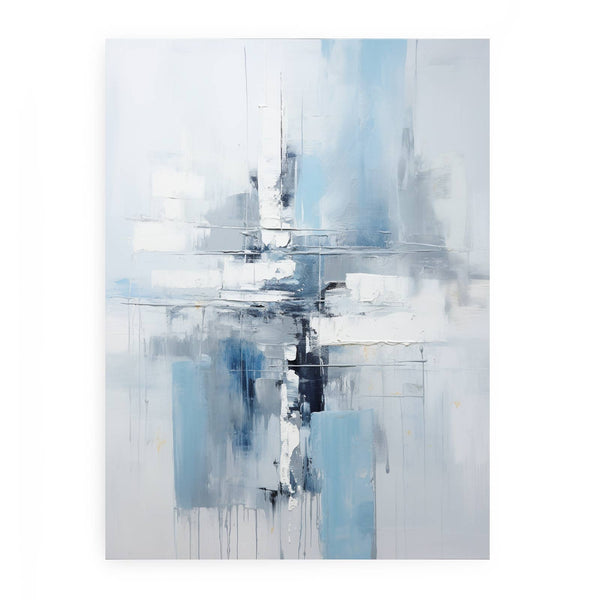Abstract Painting  Blue Grey