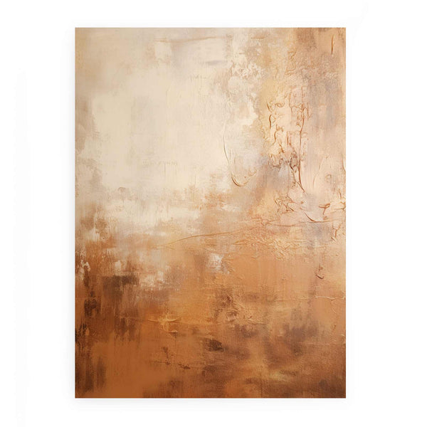 Brown Abstract Painting