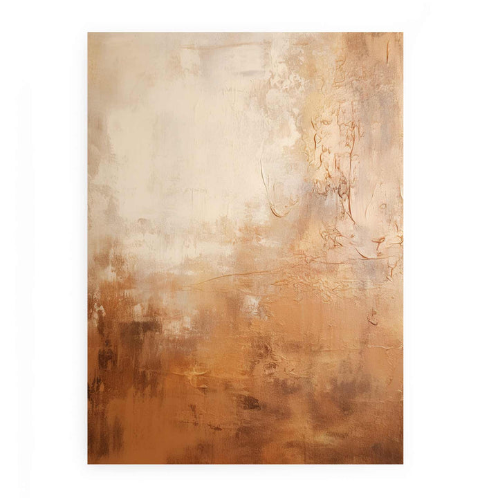 Brown Abstract Painting