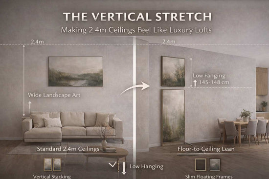 Ceiling Look Stretch The Vertical Stretch: How to Make Low Ceilings Look Taller with Art (AU ...