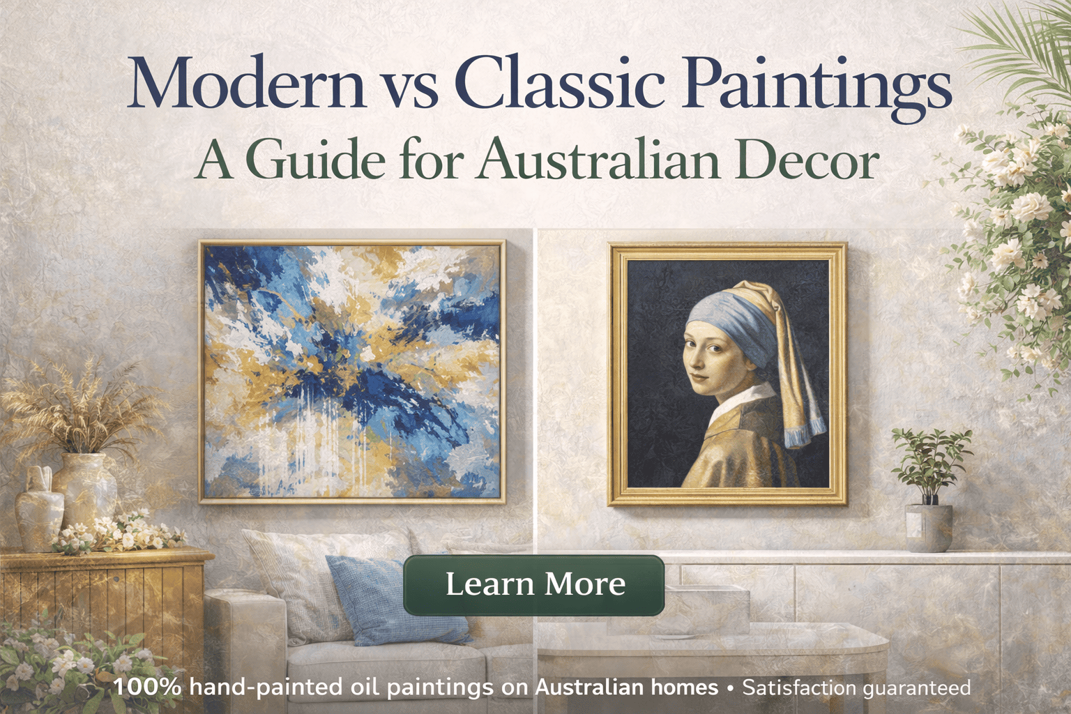 Modern vs Classic Paintings A Guide for Australian Decor 