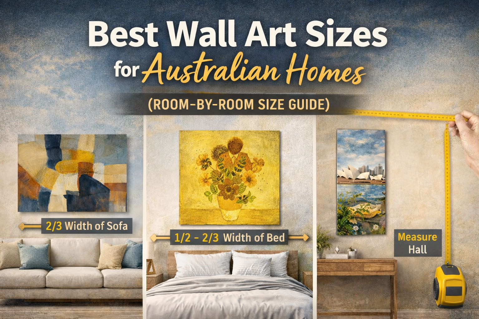 Best wall art sizes for homes
