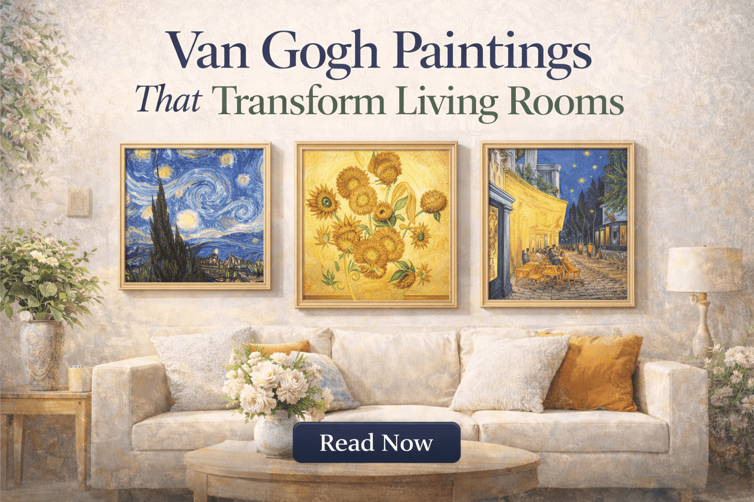 Van Gogh Paintings That Transform Living Rooms