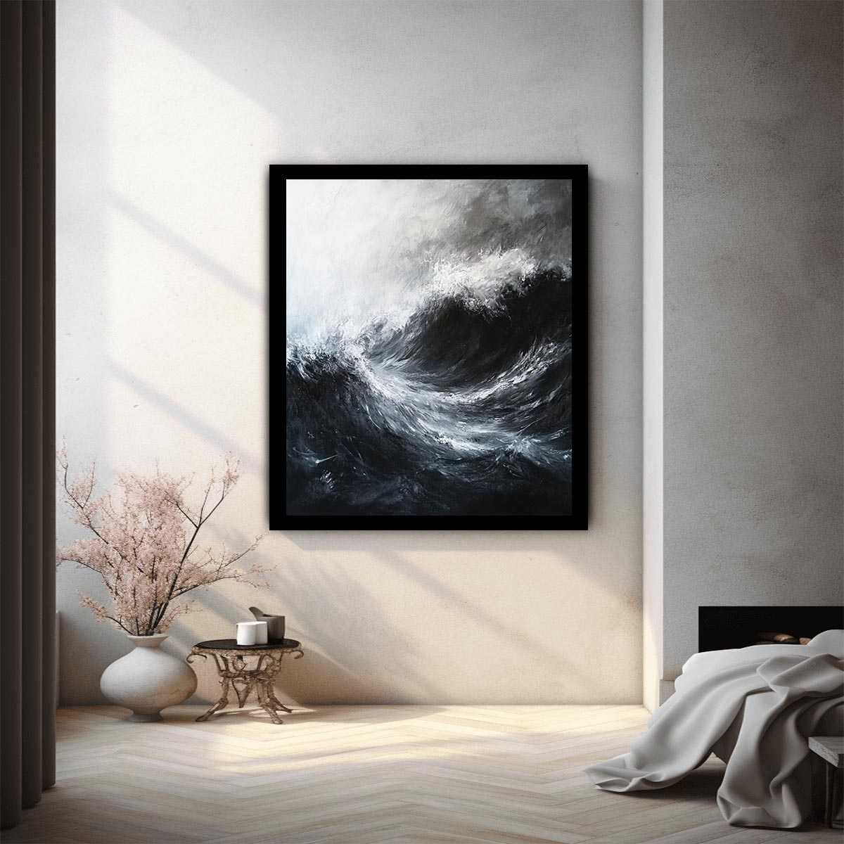 Black & white Waves 
