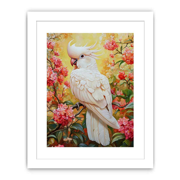 Cockatoo (including the Sulphur-Crested Cockatoo) Streched canvas