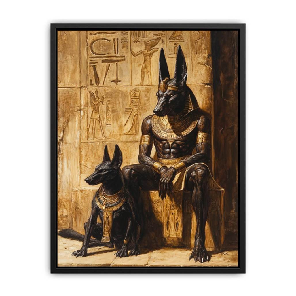 The Anubis  and Horous  Painting
