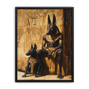 The Anubis  and Horous  Painting