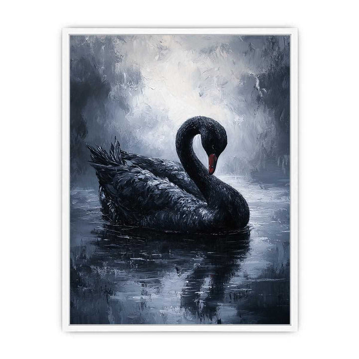Black Swan Framed Print