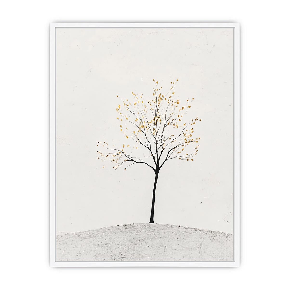 solitary pine Framed Print