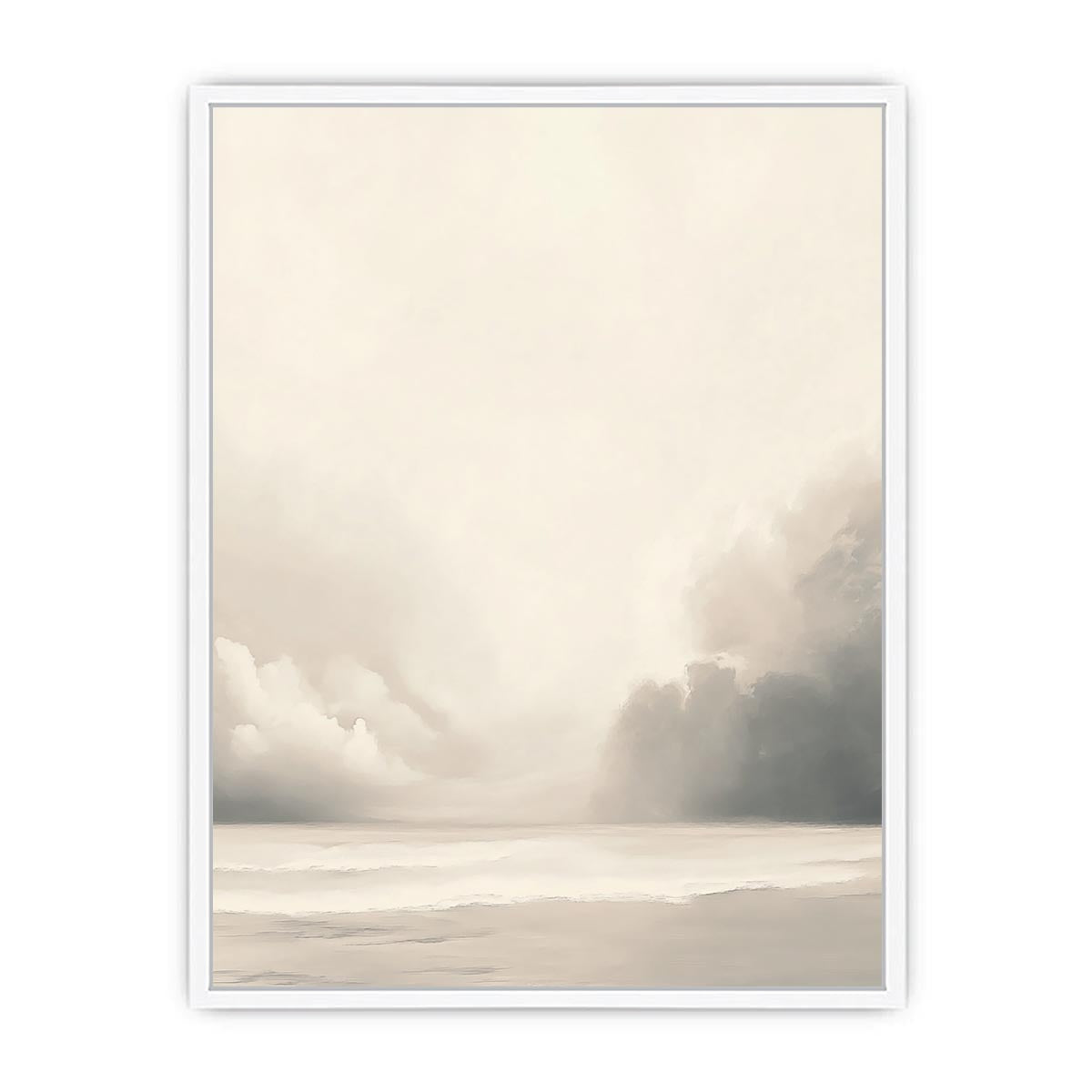 Serene beach 3 Framed Print