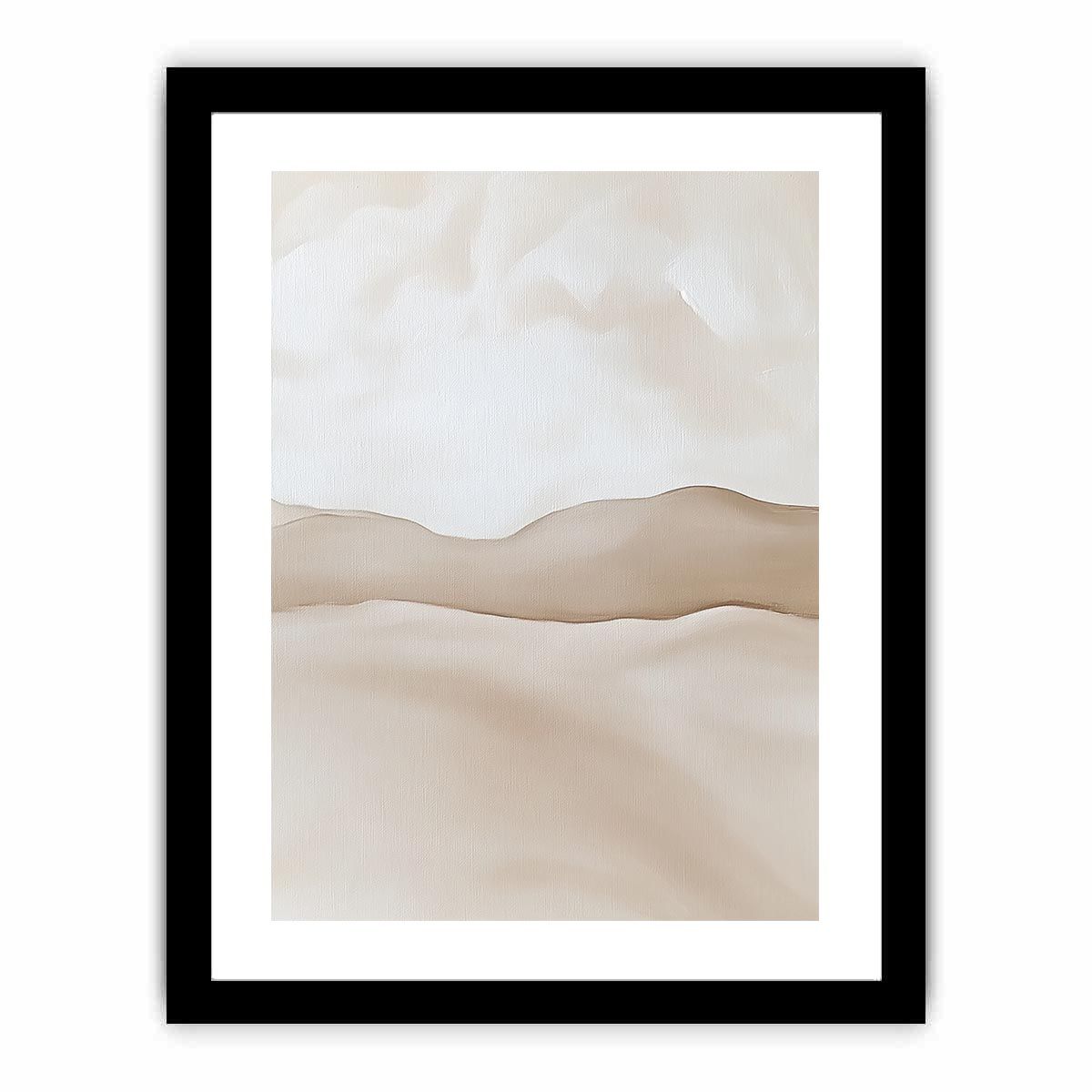 Neautral beach  Art Print