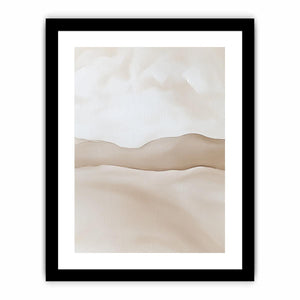 Neautral beach  Art Print