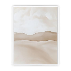 Neautral beach Framed Print