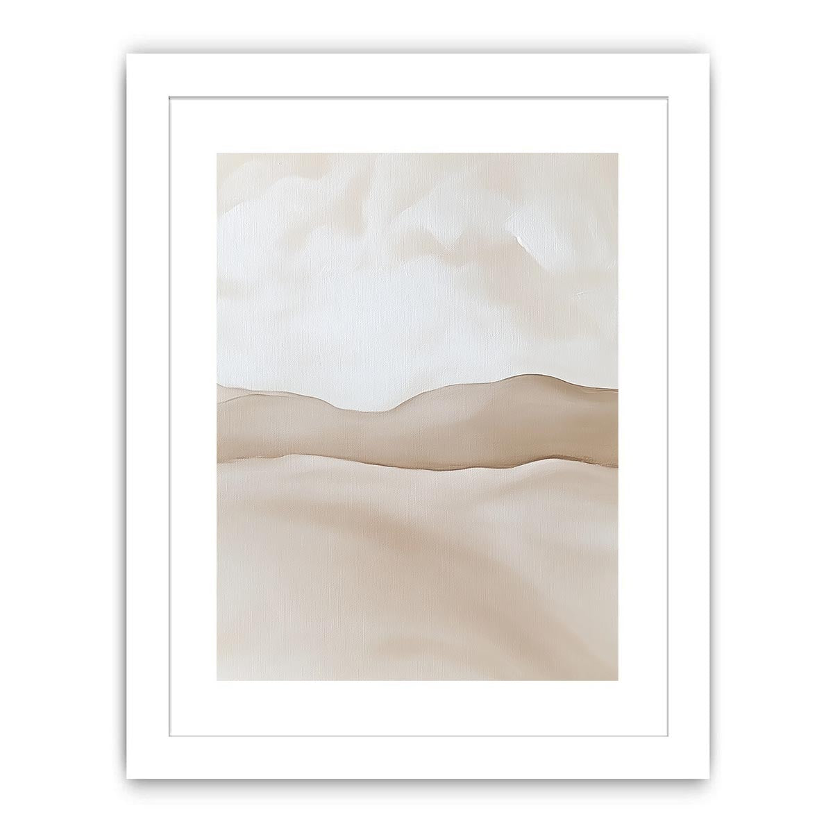 Neautral beach Streched canvas