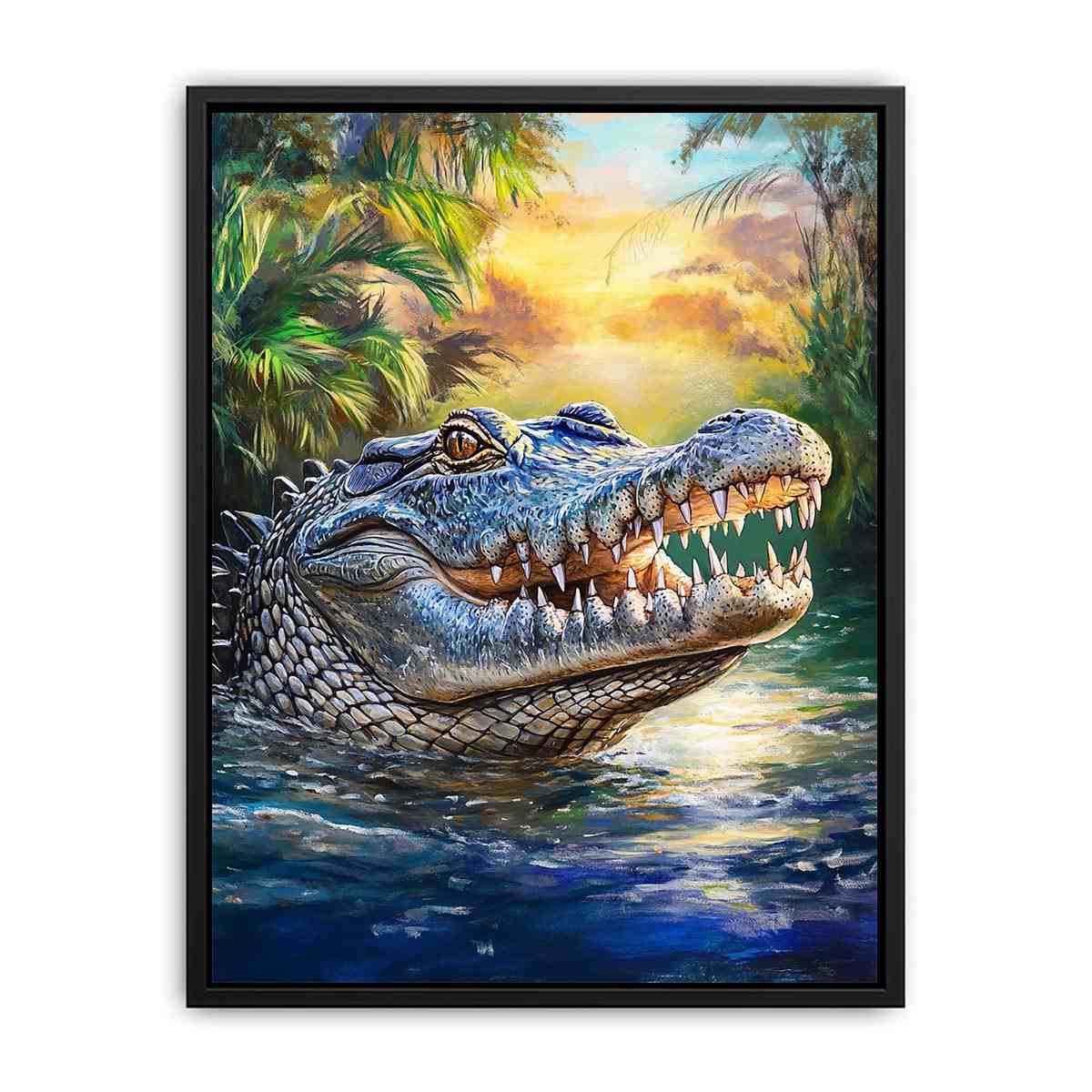 Saltwater Crocodile  Painting