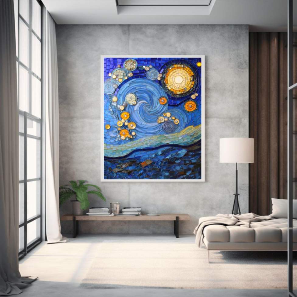 Mosaic Starry Night 