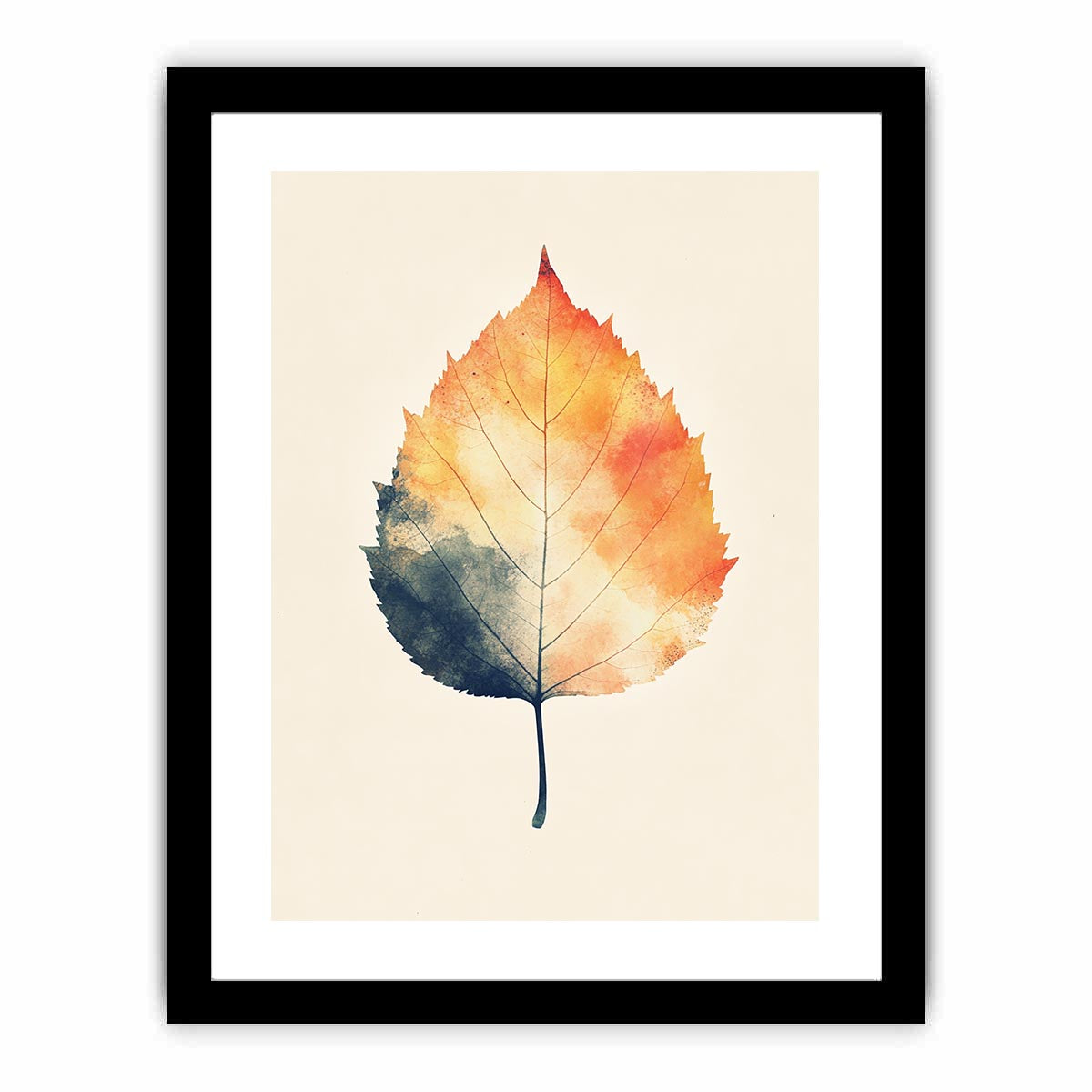 minimalist leaf  Art Print