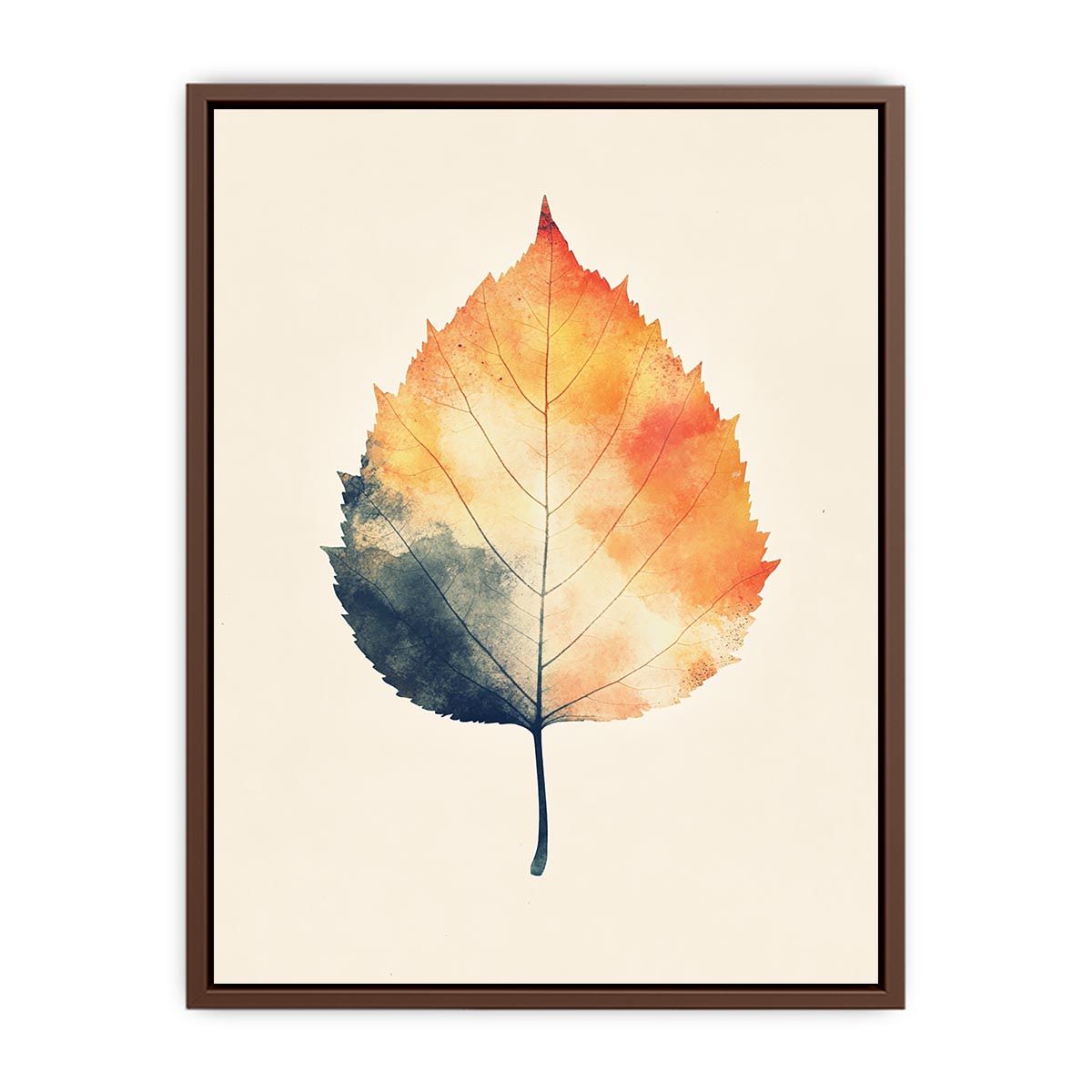 minimalist leaf  Poster
