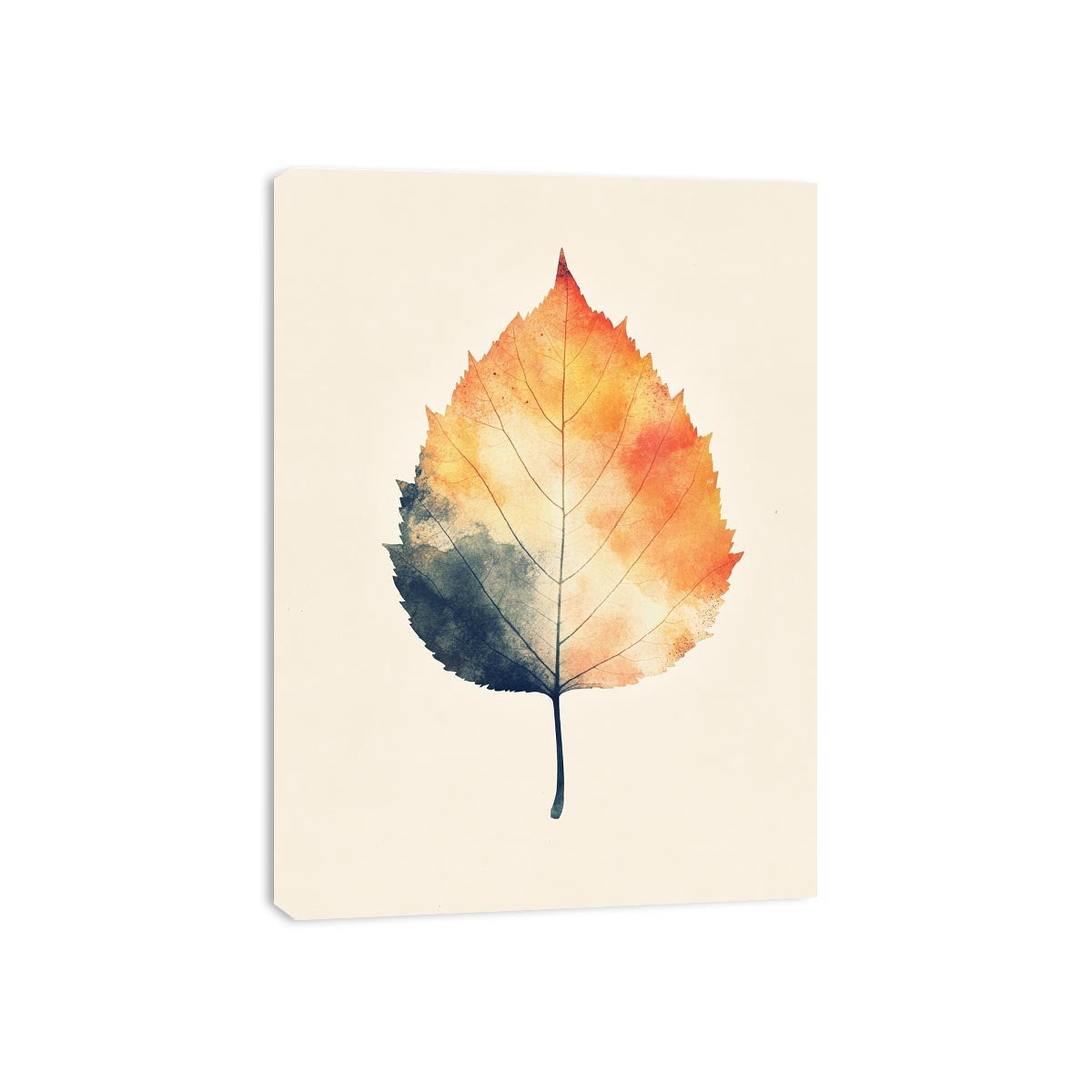 minimalist leaf Canvas Print