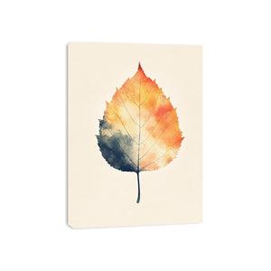 minimalist leaf Canvas Print