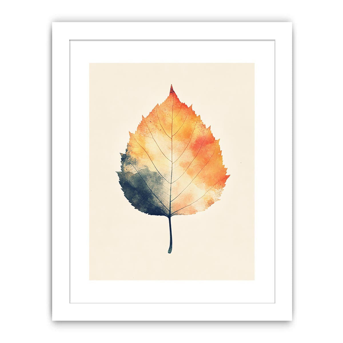 minimalist leaf Streched canvas