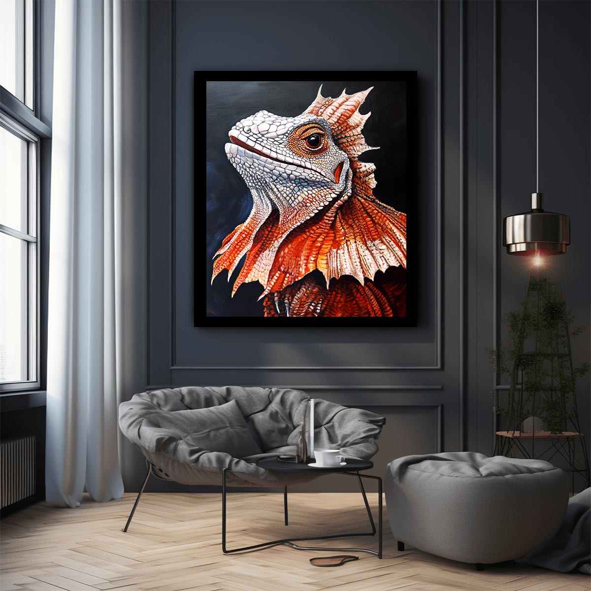 Frilled Neck Lizard 